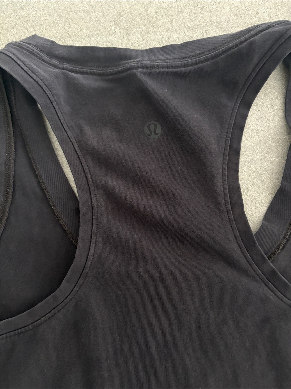 lululemon athletica Black Racerback Training Tank